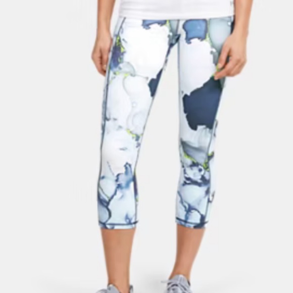 Under Armour Women HeatGear Training Crop Tight 1320551-497 Blue Ink NWT Size XL - Picture 12 of 12